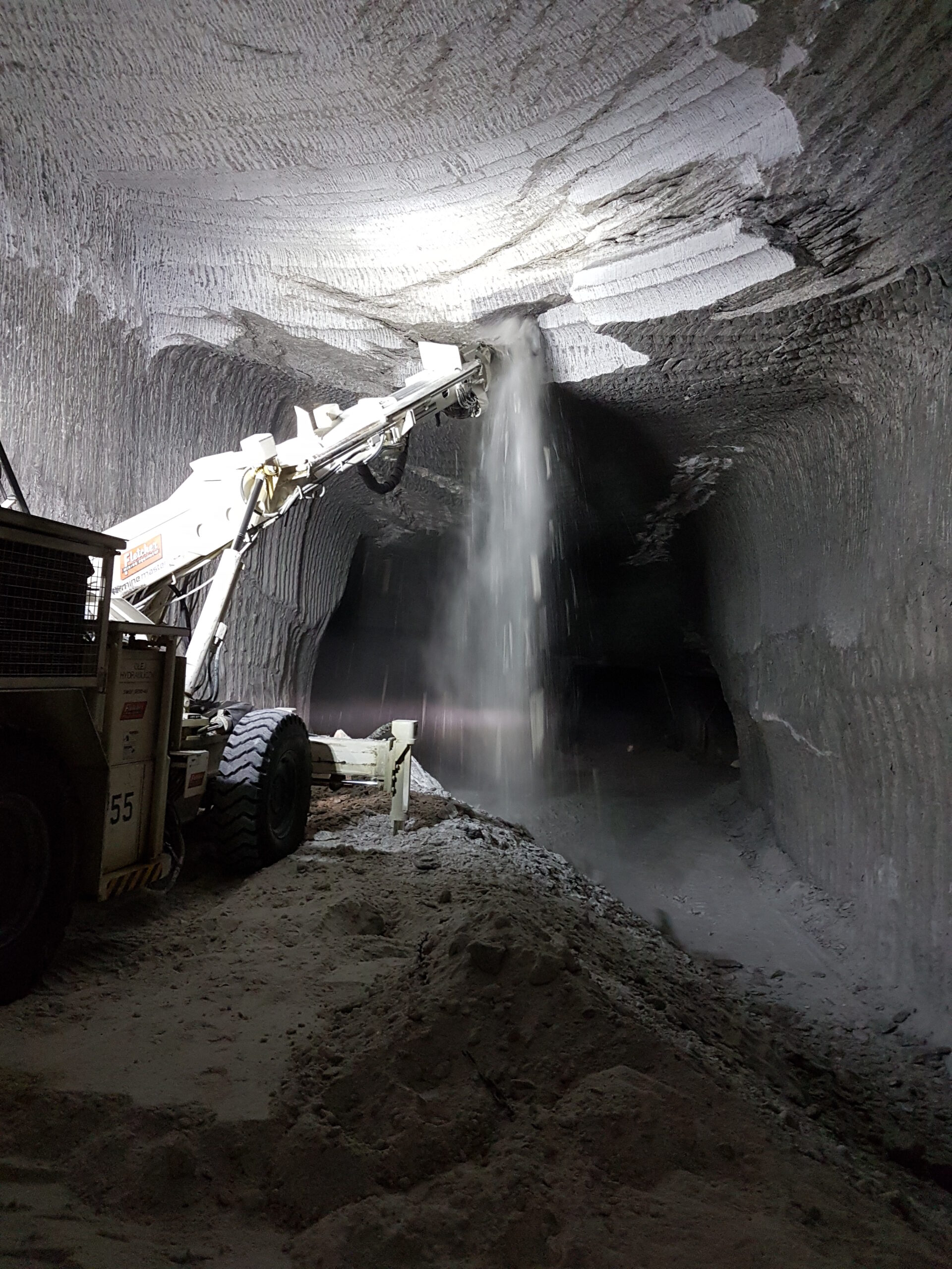 Roof Scaler 2.3D scaling in an underground mine